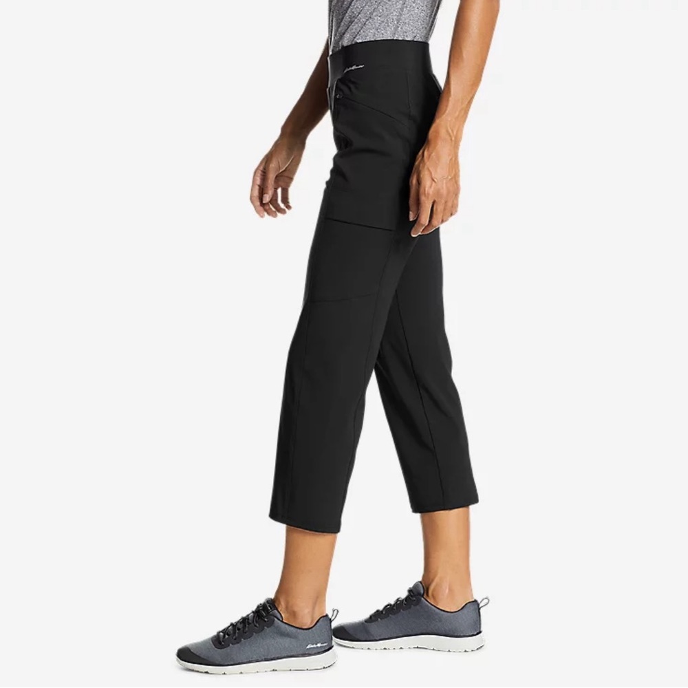 NWT Eddie Bauer Women’s Incline Utility Capris Active Slim Regular Size 10 - Picture 3 of 7